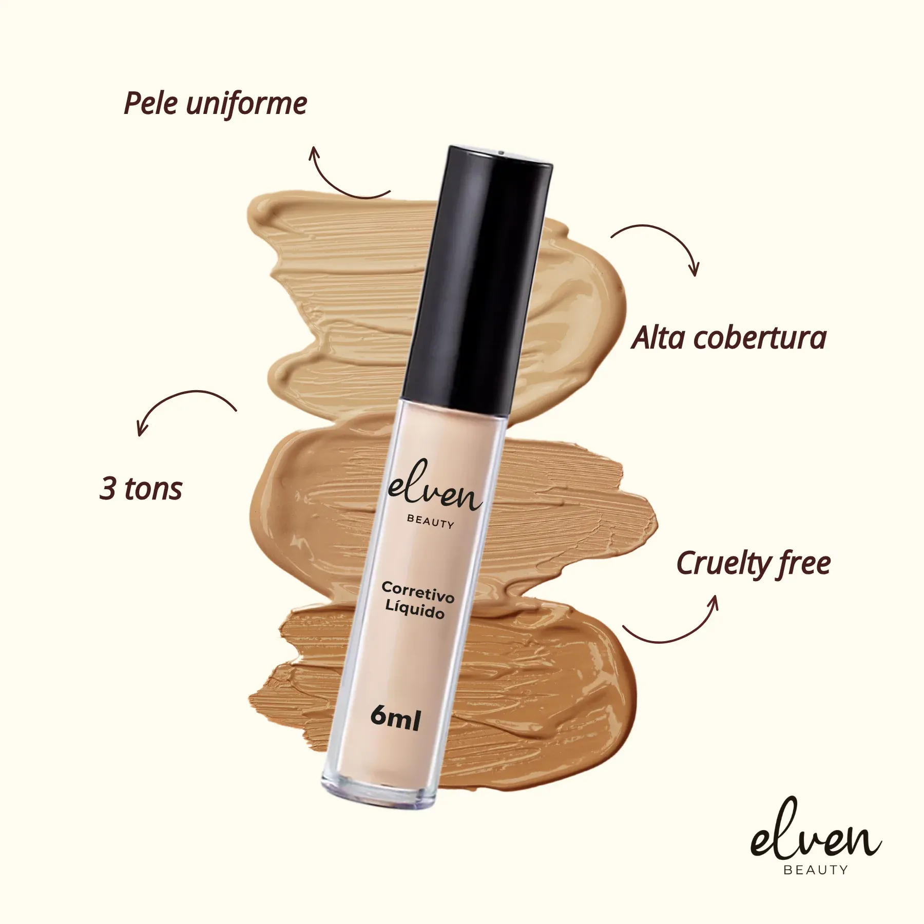Corretivo Facial Liquido Medio -2-